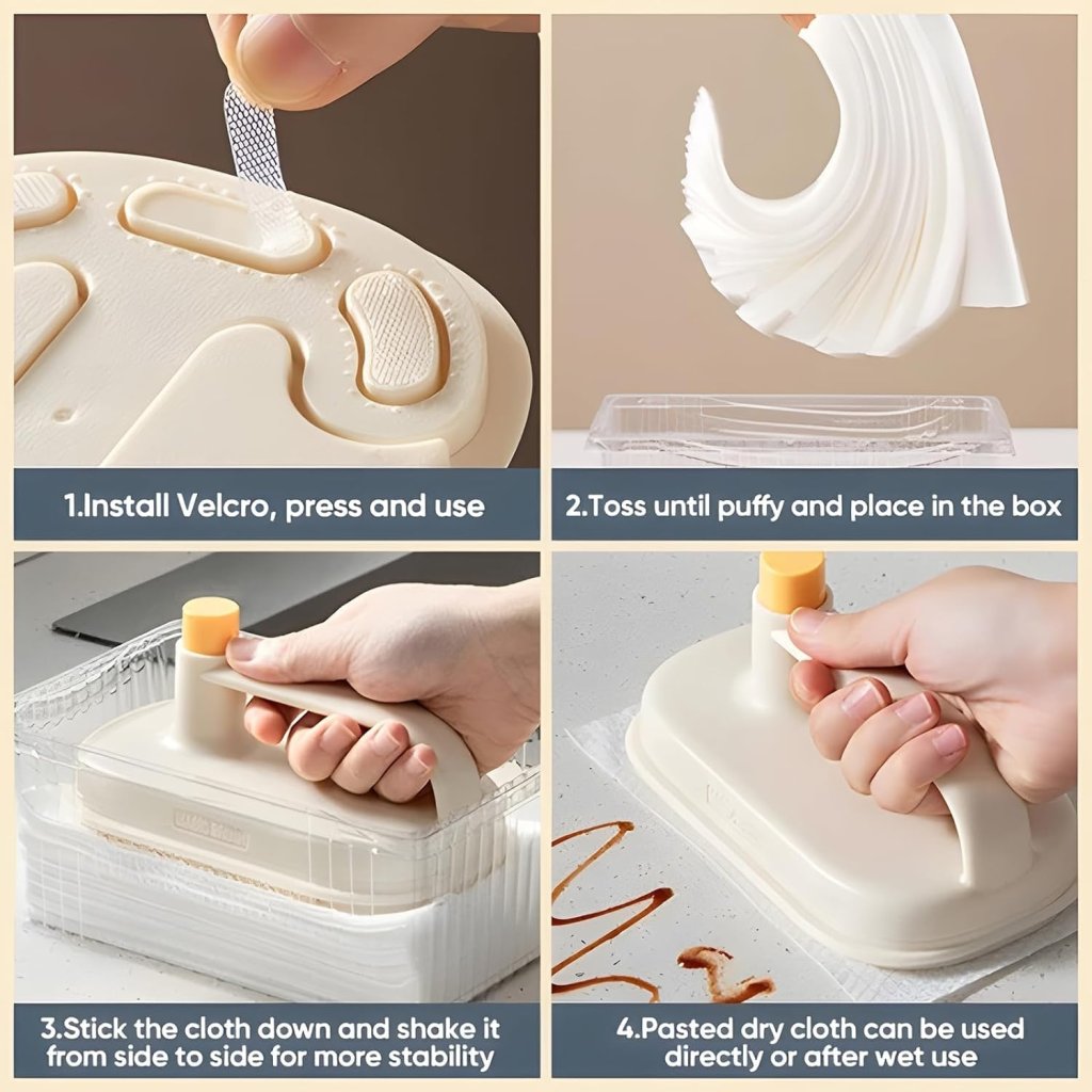 Magic Brush with Disposable Wipes 50 pcs
