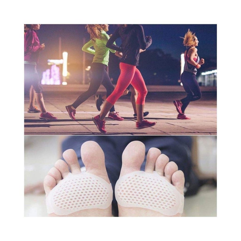 Silicone Gel Half Toe Sleeve for Pain Relief (Free Size)