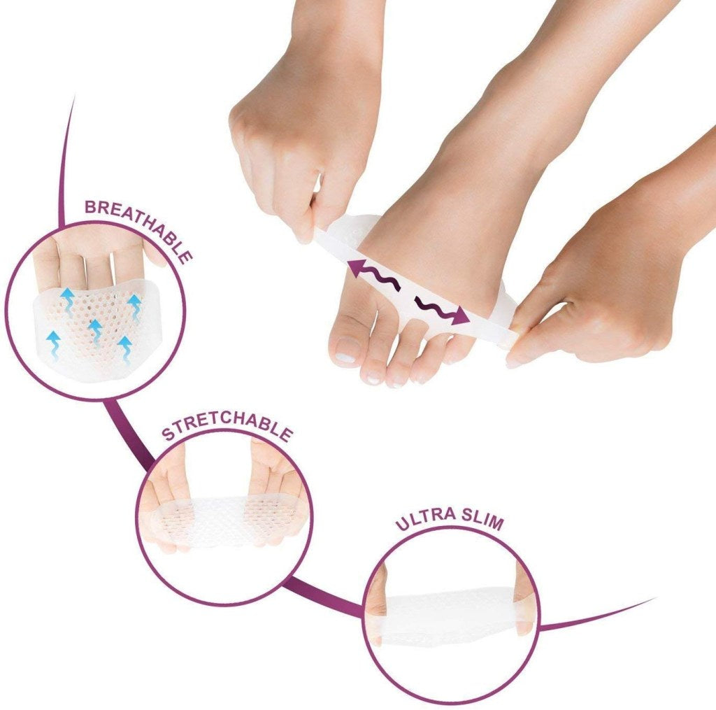 Silicone Gel Half Toe Sleeve for Pain Relief (Free Size)
