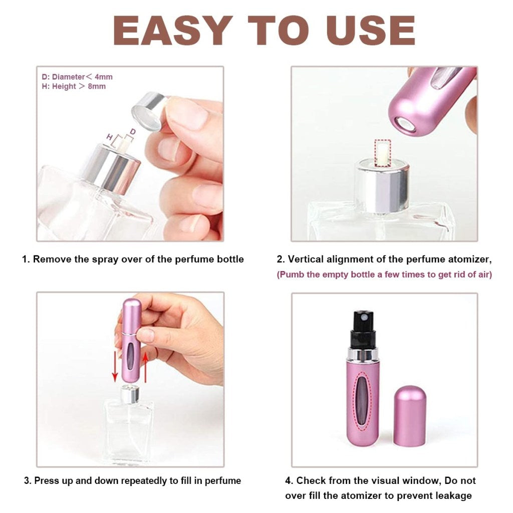 5ml Refillable Perfume Atomizer for Travel