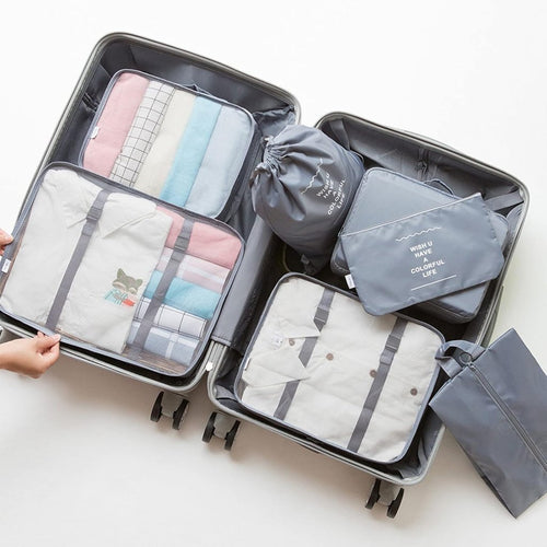 7-Piece Travel Packing Cube Set