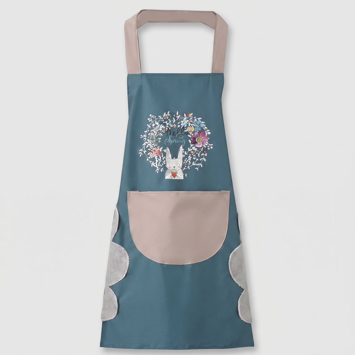 Kitchen Apron with Large Front Pocket