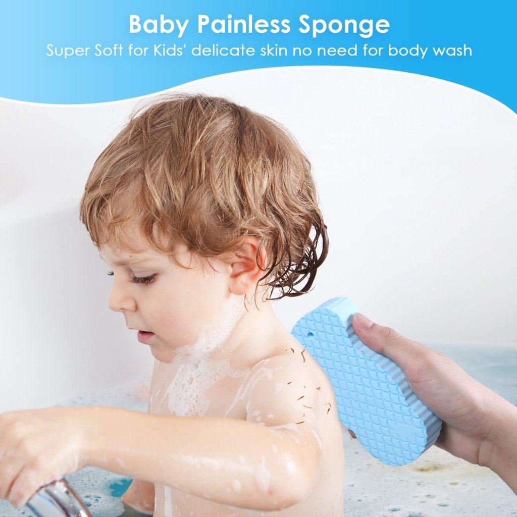 Baby Bath Sponge Painless Personal Care