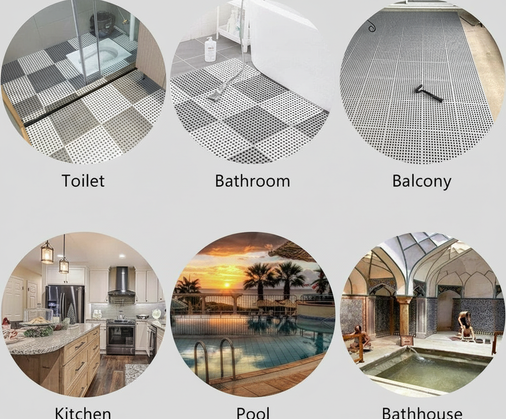 Interlocking Floor Mat For Bathroom