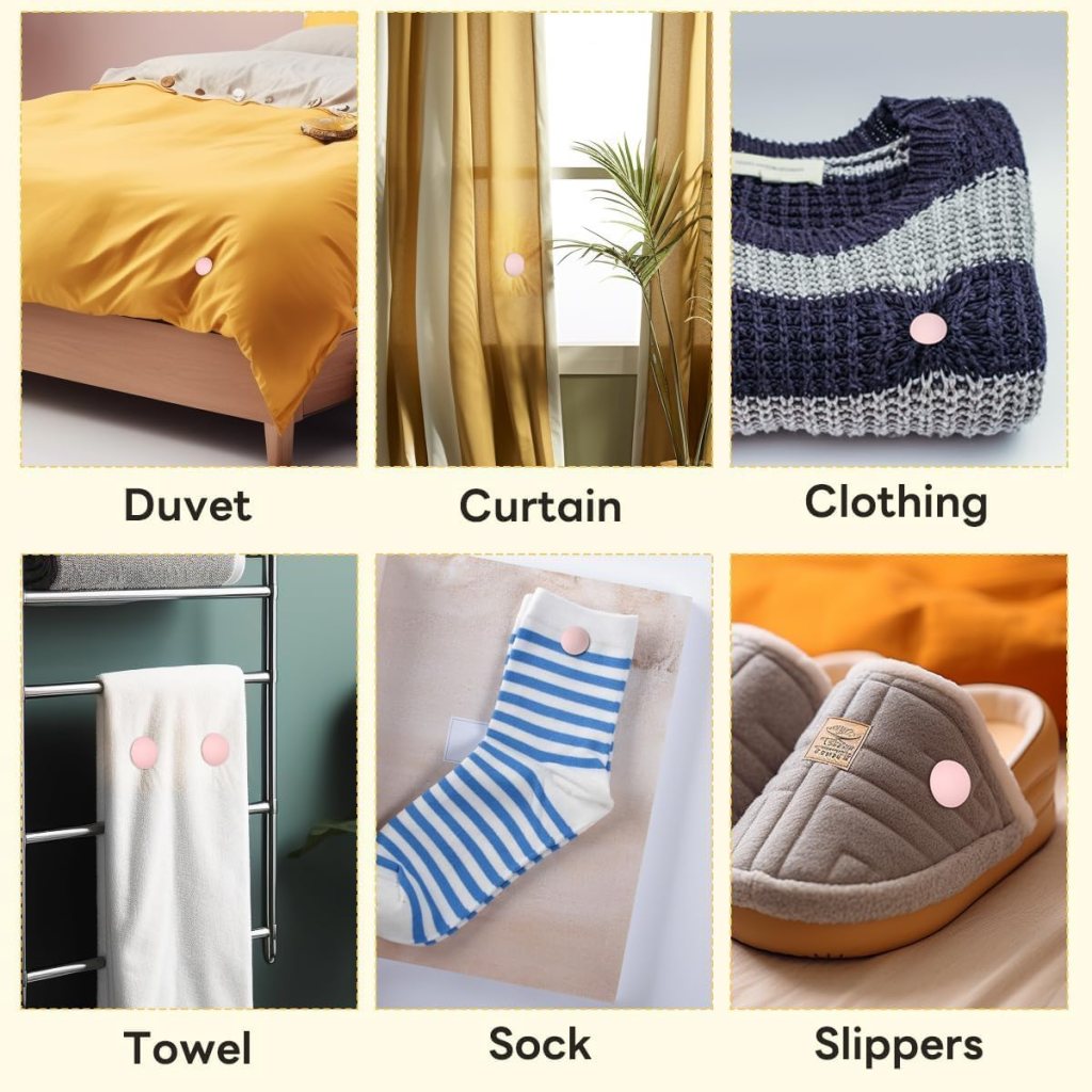 Mushroom Duvet and bedsheet Clips