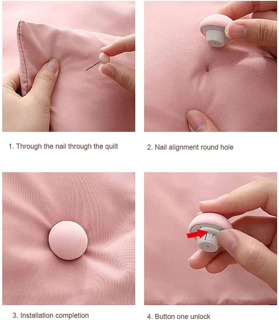 Mushroom Duvet and bedsheet Clips
