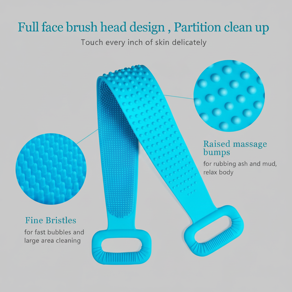 Silicone Body and Back Scrubber