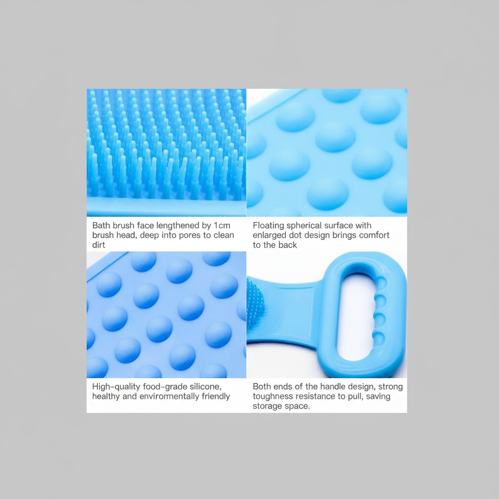 Silicone Body and Back Scrubber