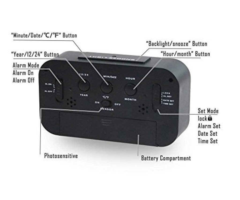 Digital Alarm Clock Home