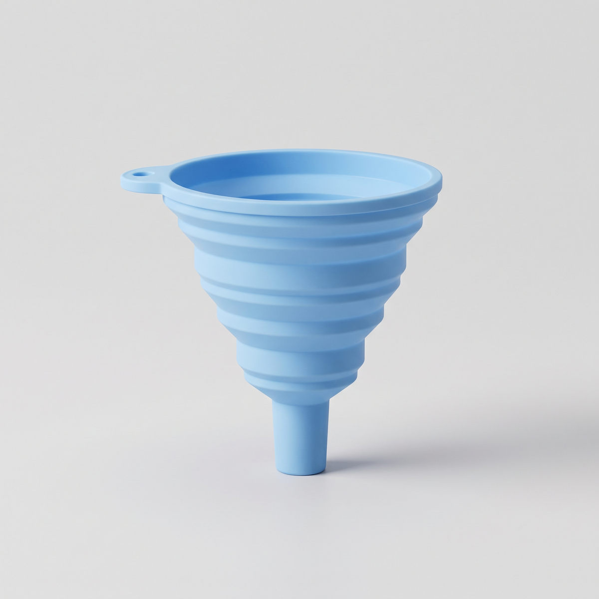 Collapsible Silicone Funnel for Liquids