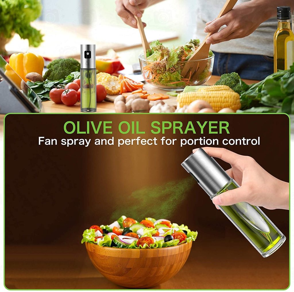 Glass Oil Spray Bottle Dispenser Kitchenware