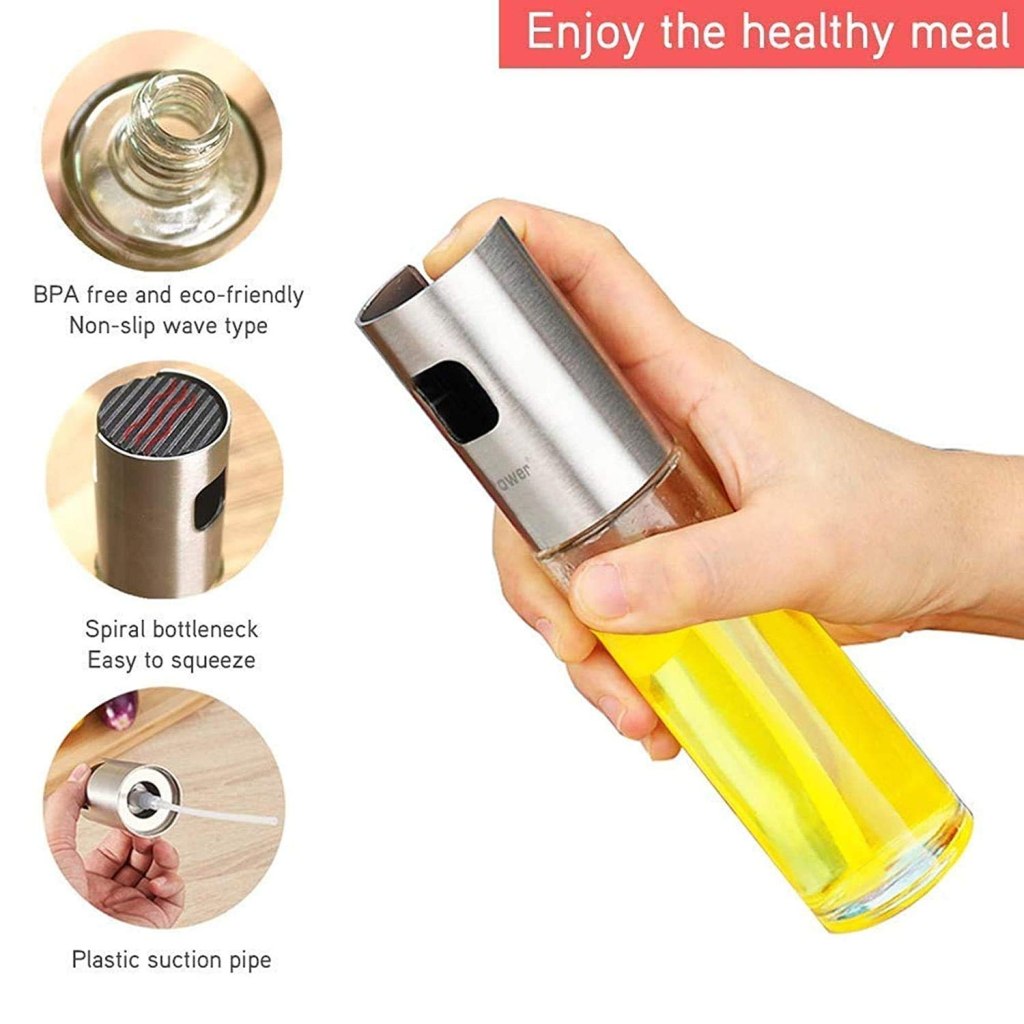 Glass Oil Spray Bottle Dispenser Kitchenware