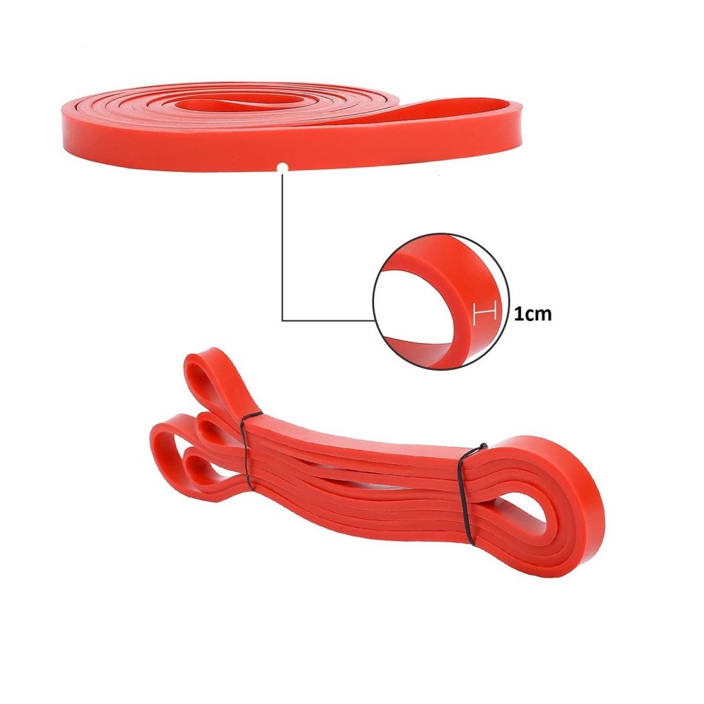 Red Heavy Resistance Pull Up Band Gym accessories