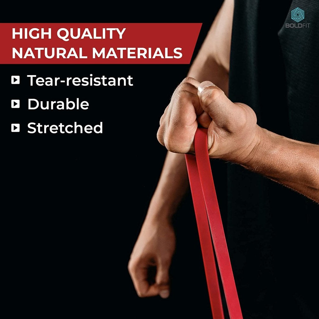 Red Heavy Resistance Pull Up Band Gym accessories