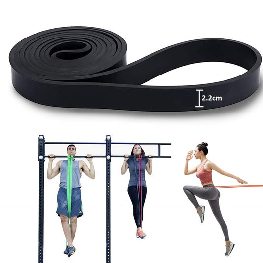 Black Heavy Resistance Pull Up Band Gym accessories