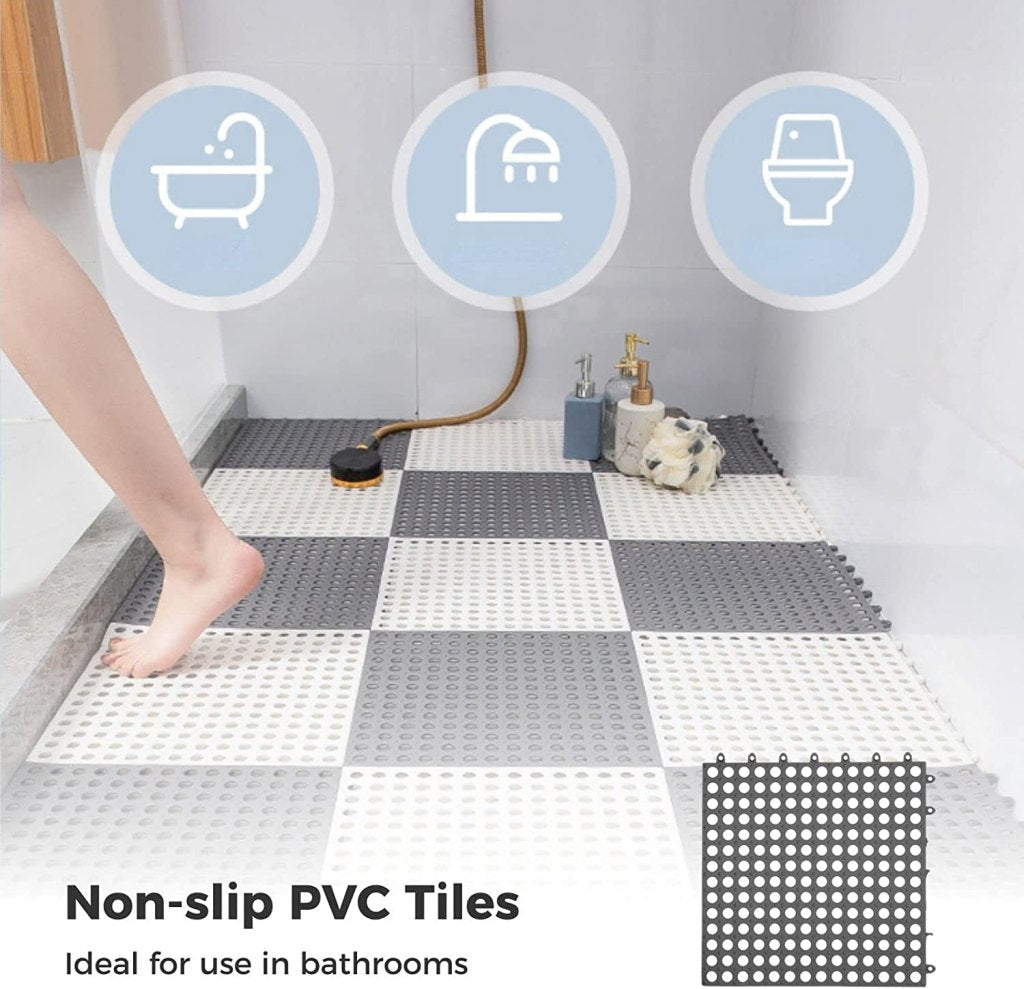 Interlocking Floor Mat For Bathroom 1 pcs Bathroom Accessories