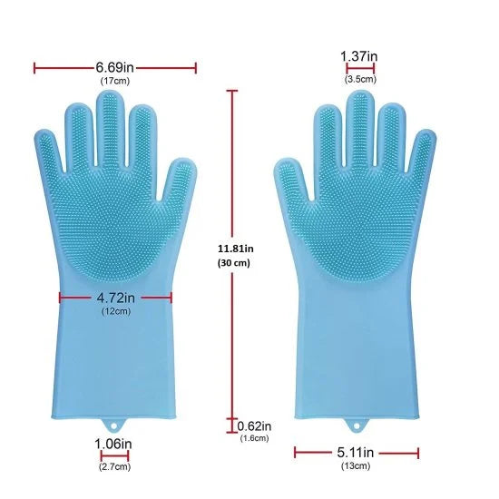 Silicon Gloves Hand Gloves Cleaning Accessories