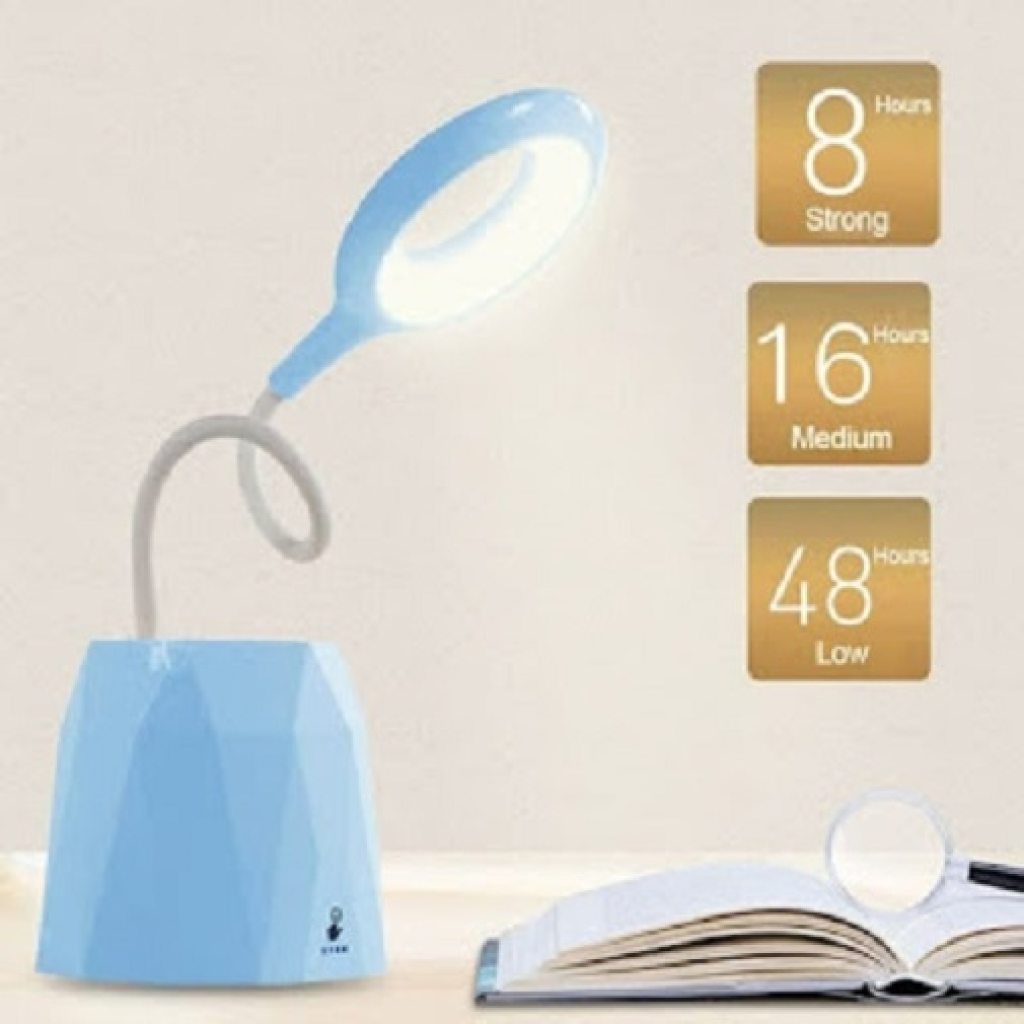 Round Desk Light Rechargeable Desk Lamp Office & Stationery