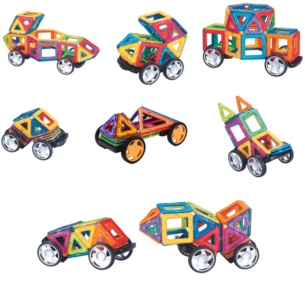 Magnetic Blocks Car Toys