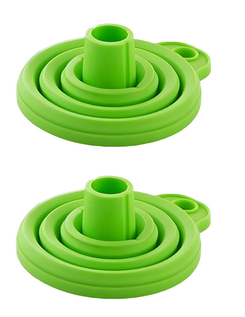 Collapsible Silicone Funnel for Liquids