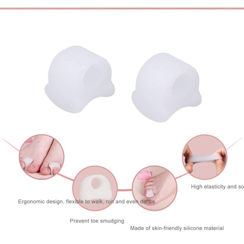 Silicone Gel Toe Separator Ring 1 Pair Personal Care