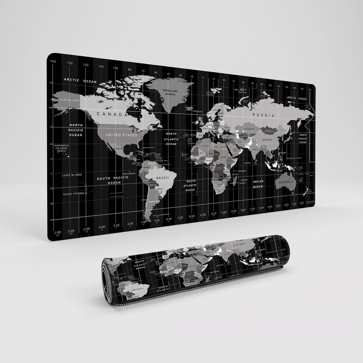 World Map Desk Mat (800×300mm)
