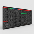 Office Shortcut Keys Desk Mat (800x300mm)